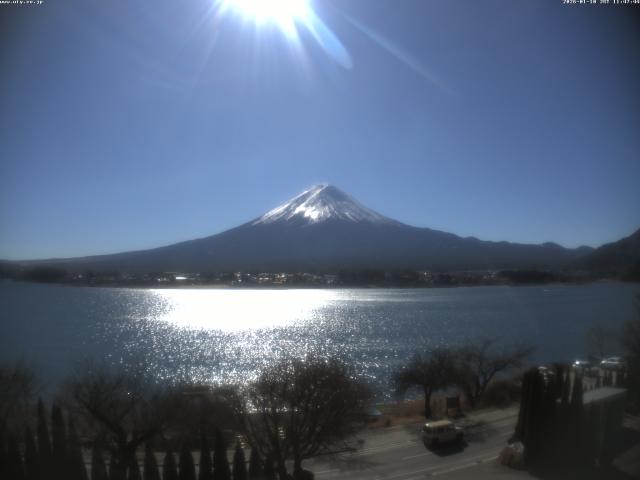 河口湖からの富士山