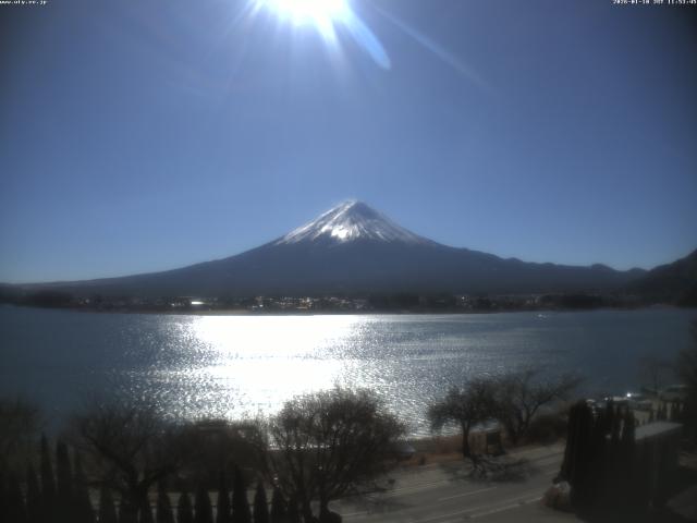 河口湖からの富士山
