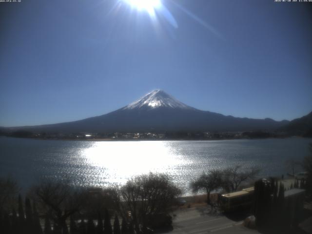 河口湖からの富士山