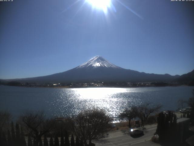 河口湖からの富士山