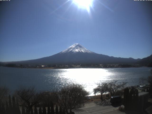 河口湖からの富士山
