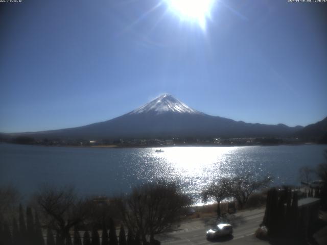 河口湖からの富士山