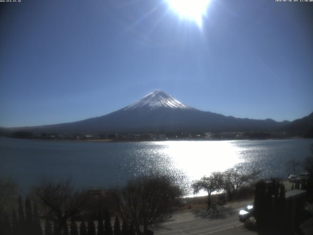 河口湖からの富士山