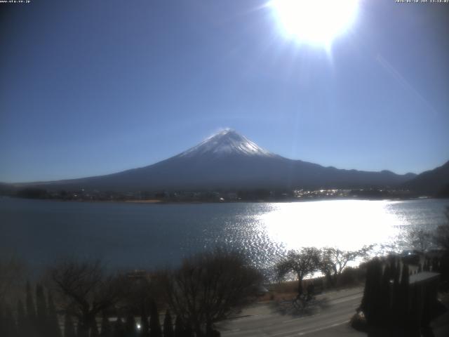 河口湖からの富士山
