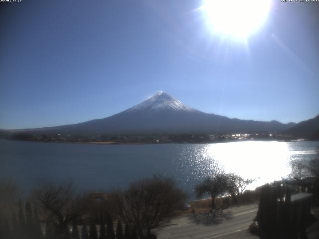 河口湖からの富士山