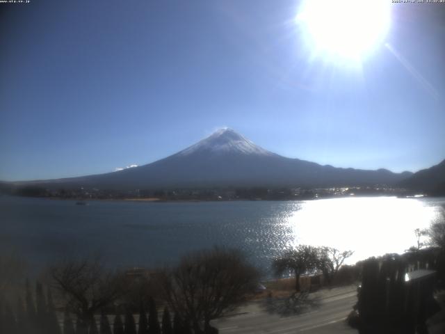 河口湖からの富士山