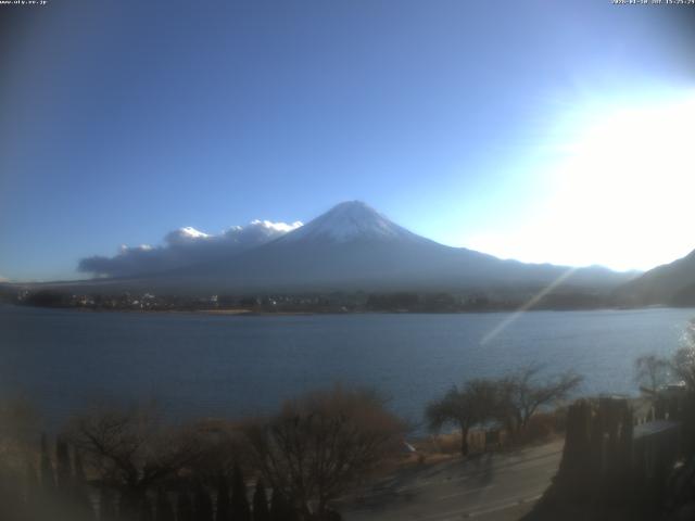 河口湖からの富士山
