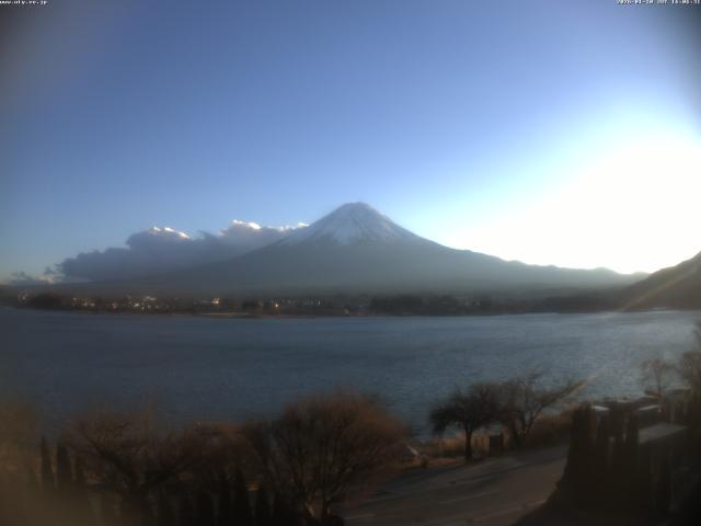 河口湖からの富士山