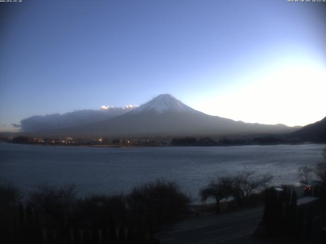 河口湖からの富士山