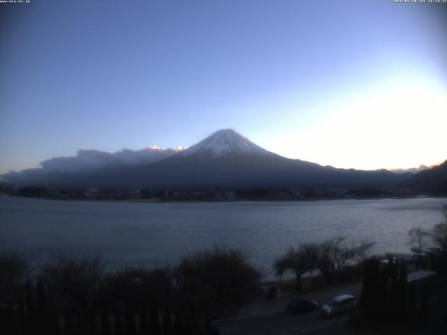 河口湖からの富士山