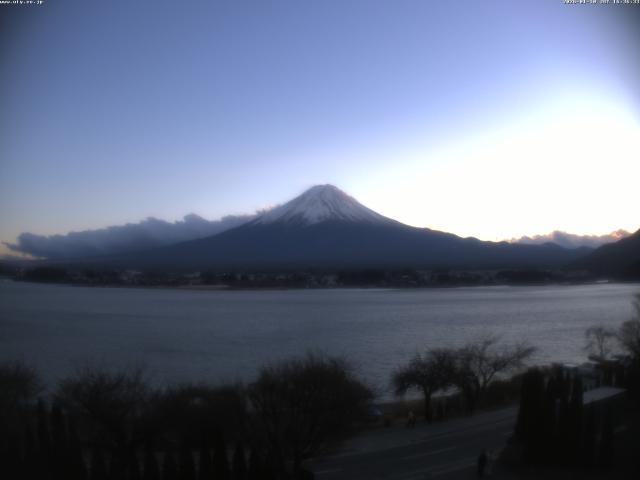 河口湖からの富士山