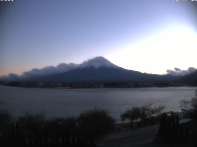 河口湖からの富士山