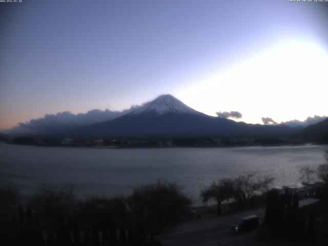 河口湖からの富士山