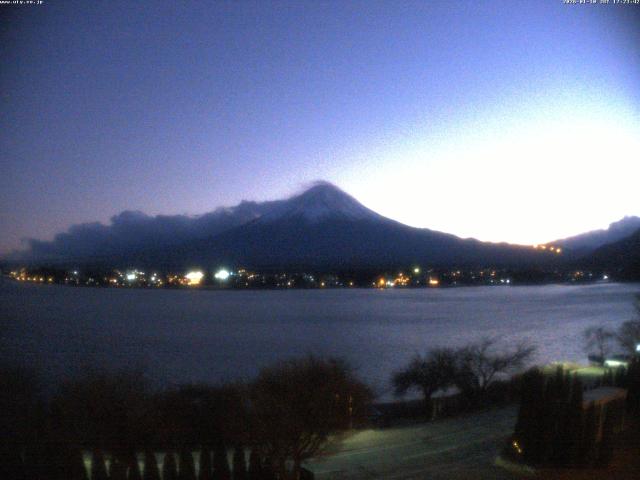 河口湖からの富士山