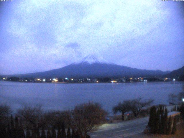 河口湖からの富士山