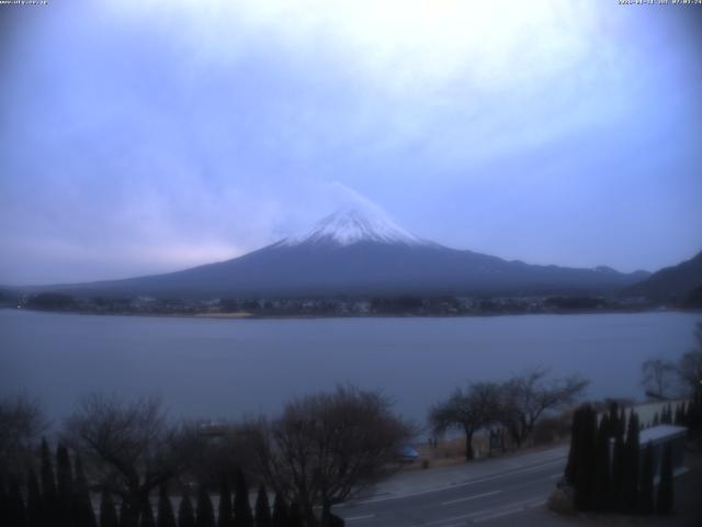 河口湖からの富士山