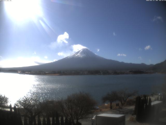河口湖からの富士山