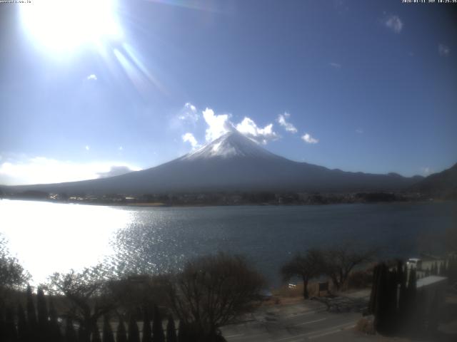 河口湖からの富士山