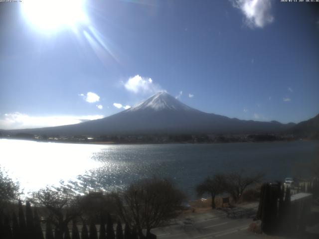 河口湖からの富士山