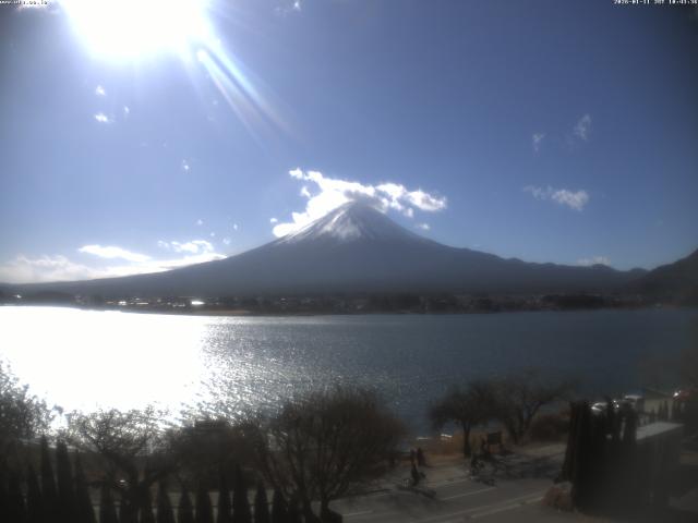 河口湖からの富士山