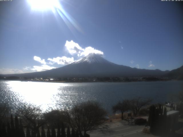 河口湖からの富士山