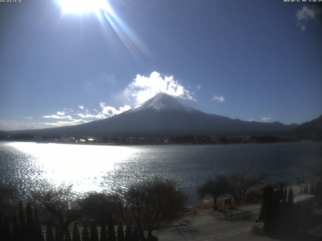 河口湖からの富士山