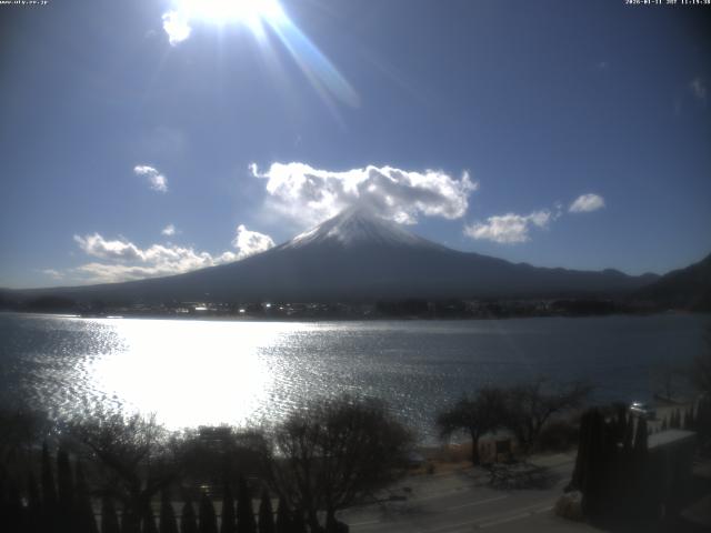 河口湖からの富士山