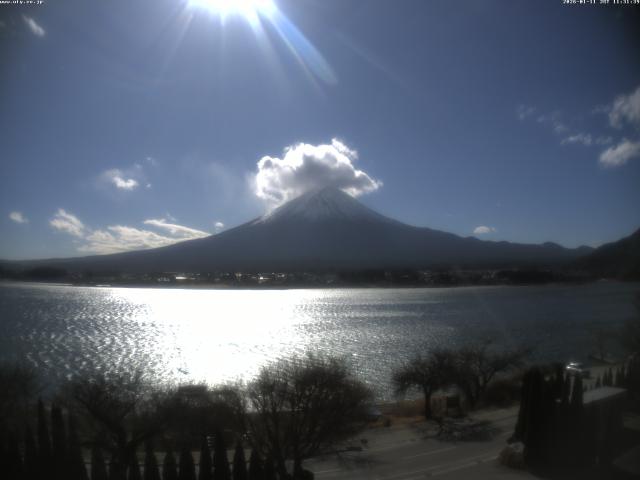 河口湖からの富士山