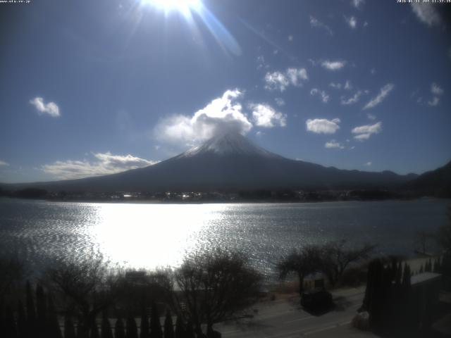 河口湖からの富士山