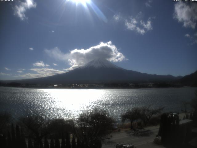 河口湖からの富士山