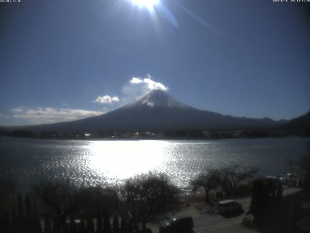 河口湖からの富士山