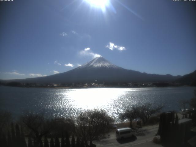 河口湖からの富士山