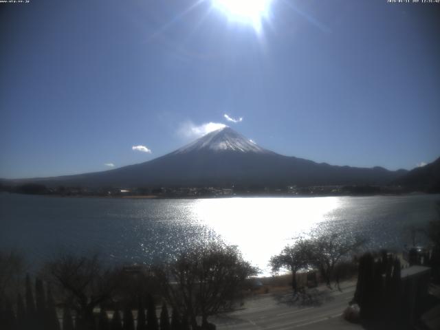 河口湖からの富士山