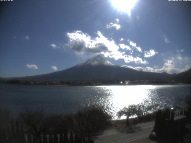 河口湖からの富士山