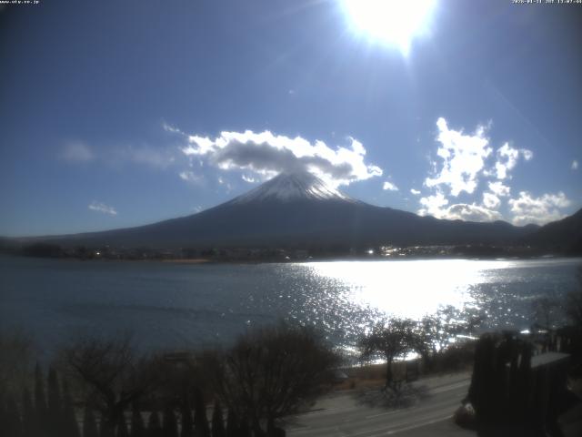 河口湖からの富士山