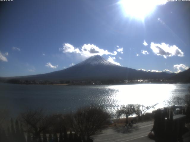 河口湖からの富士山