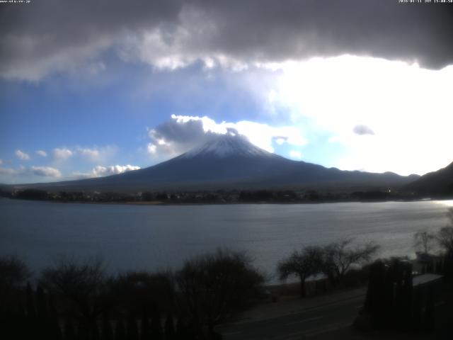 河口湖からの富士山