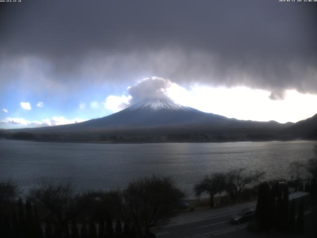 河口湖からの富士山