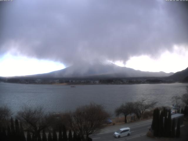 河口湖からの富士山