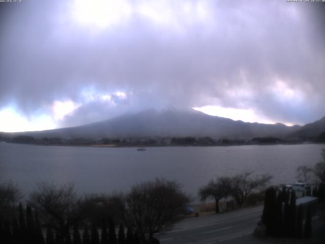 河口湖からの富士山