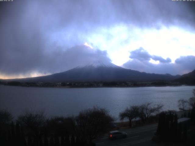 河口湖からの富士山