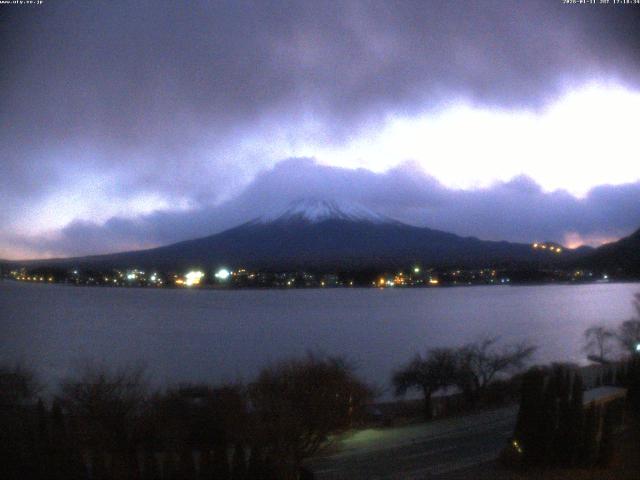 河口湖からの富士山