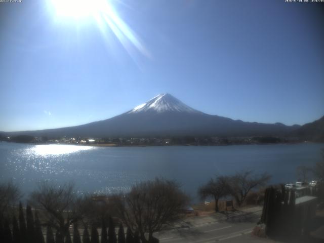 河口湖からの富士山