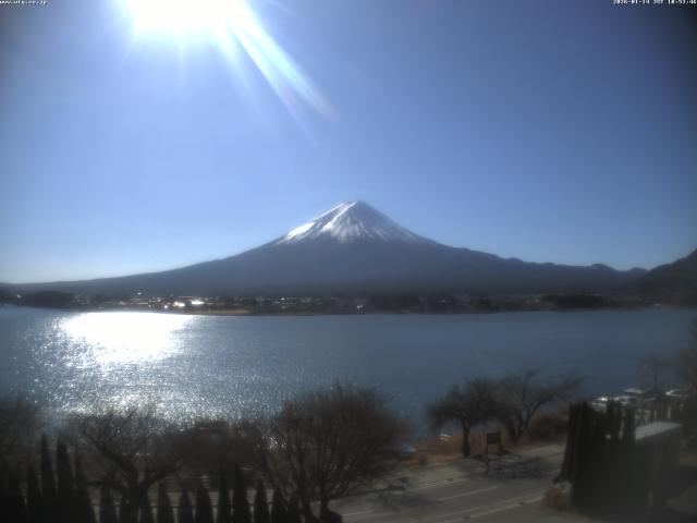 河口湖からの富士山