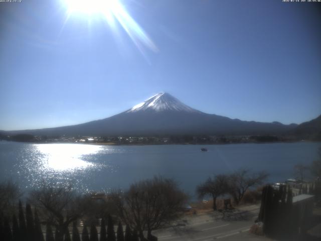河口湖からの富士山