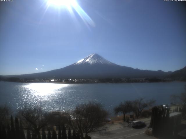 河口湖からの富士山