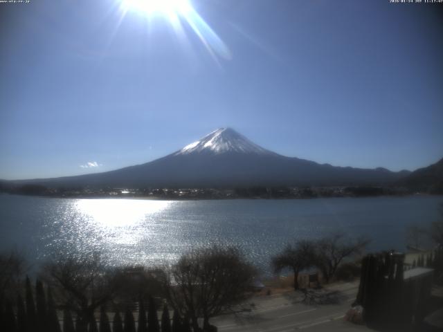 河口湖からの富士山