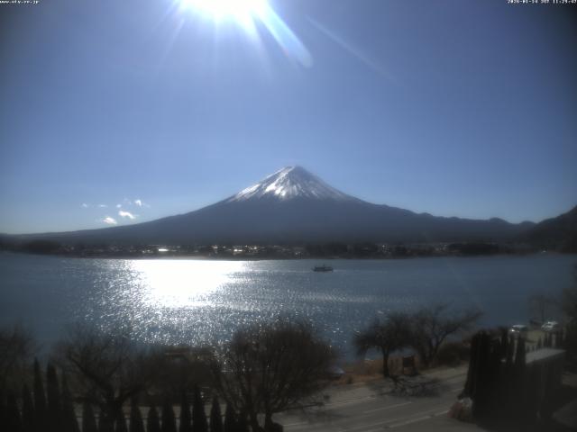 河口湖からの富士山