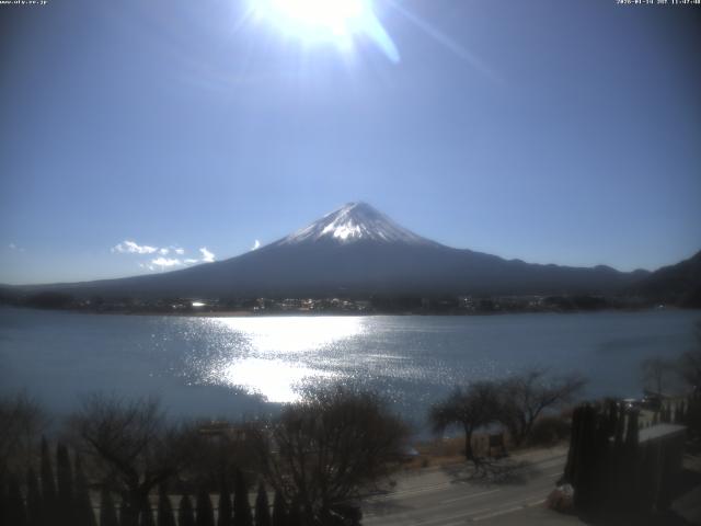 河口湖からの富士山