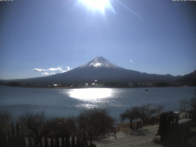 河口湖からの富士山